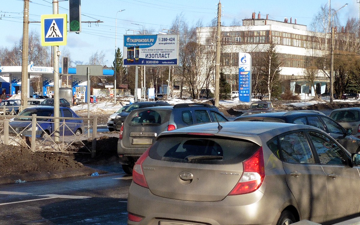 Фотография рекламного носителя, тип: Билборд 3x6, адрес: Большая Санкт-Петербургская ул., д.103, Великий Новгород, Новгородская область, Россия. Сторона B №397925