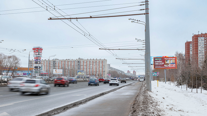 Фотография рекламного носителя, тип: Билборд 3x6, адрес: Ямашева пр-т., д.37б, Казань, Республика Татарстан, Россия. Сторона A1-A3 №679041