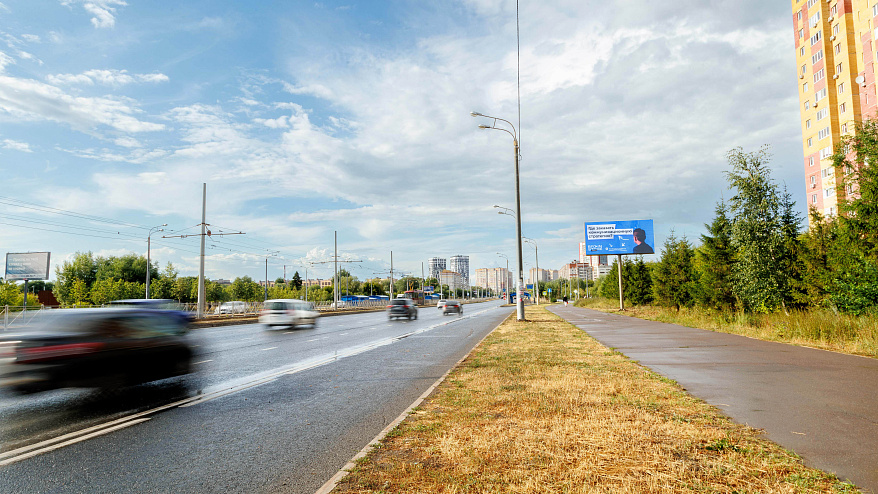 Фотография рекламного носителя, тип: Билборд 3x6, адрес: Большая Крыловка ул., д.25, Казань, Республика Татарстан, Россия. Сторона A1-A10 №231938