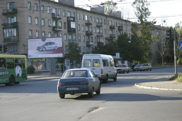 Фотография рекламного носителя, тип: Билборд 3x6, адрес: Седова ул., д.35 Х Крупской ул., Санкт-Петербург, Россия. Сторона Б №129305