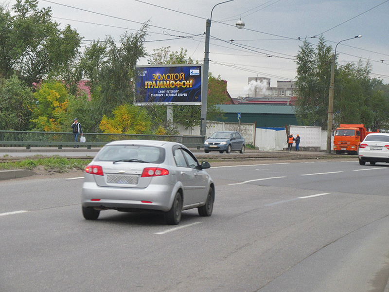 Фотография рекламного носителя, тип: Билборд 3x6, адрес: Ириновский пр-т., д.1, поз.1, Санкт-Петербург, Россия. Сторона В №164968
