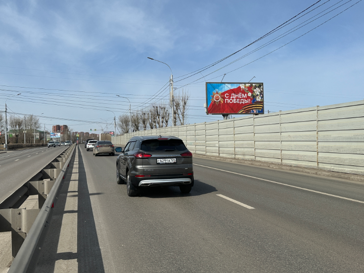 Фотография рекламного носителя, тип: Билборд 3x6, адрес: Калинина ул. X Курейской ул., д.5, Красноярск, Красноярский край, Россия. Сторона А1-А3 №1029580