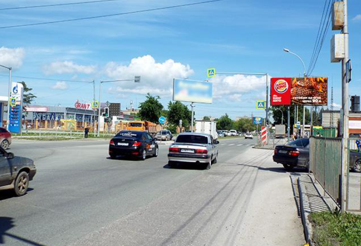 Фотография рекламного носителя, тип: Билборд 3x6, адрес: Богдана Хмельницкого ул., д.100, Новосибирск, Новосибирская область, Россия. Сторона А1 №194682