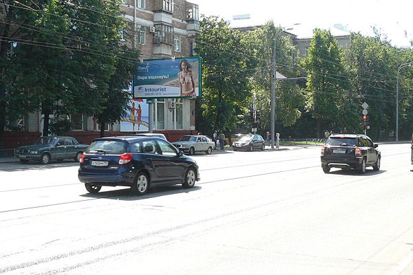 Фотография рекламного носителя, тип: Билборд 3x6, адрес: Свободы ул., д.8, корп.4 Х Тушинская ул., Москва, Россия. Сторона B №64921