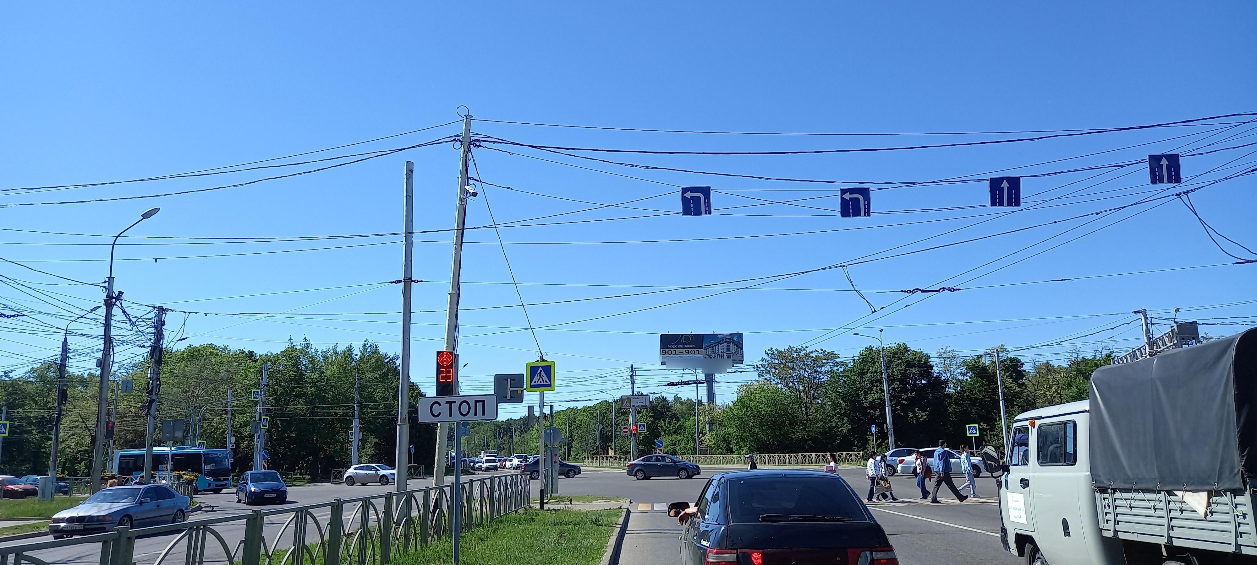 Фотография рекламного носителя, тип: Суперсайт 4x12, адрес: Лермонтова ул. Х Ленина ул., Ставрополь, Ставропольский край, Россия. Сторона А1-А10 №1060884