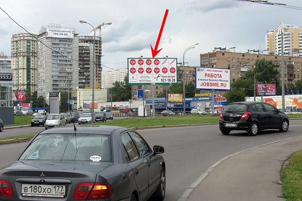Фотография рекламного носителя, тип: Билборд 3x6, адрес: Ленинградское ш., д.63, Москва, Россия. Сторона B №65914