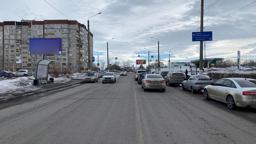 Фотография рекламного носителя, тип: Билборд 3x6, адрес: Ленина пр-т., д.164, Магнитогорск, Челябинская область, Россия. Сторона В №1377515