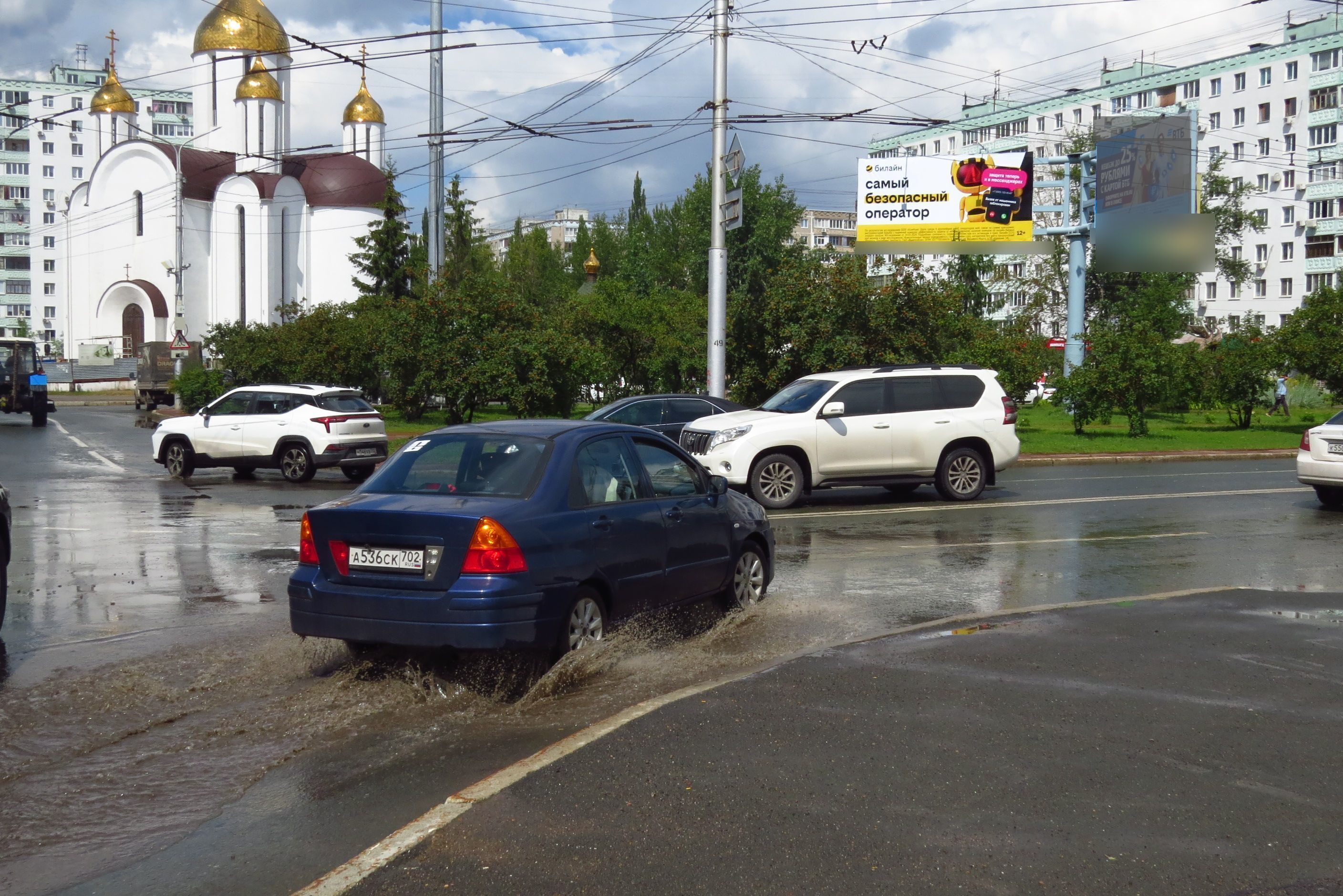 Фотография рекламного носителя, тип: Билборд 3x6, адрес: Баязита Бикбая ул. Х Юрия Гагарина ул., Уфа, Республика Башкортостан, Россия. Сторона А6 №679328