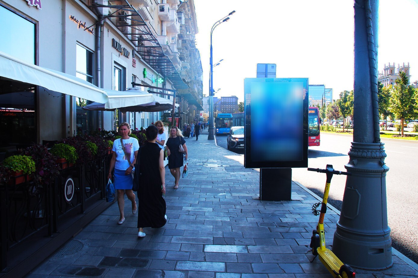 Фотография рекламного носителя, тип: Ситиформат 1.8x1.2, адрес: Ленинградский пр-т., д.12 поз.1, Москва, Россия. Сторона В №1348617