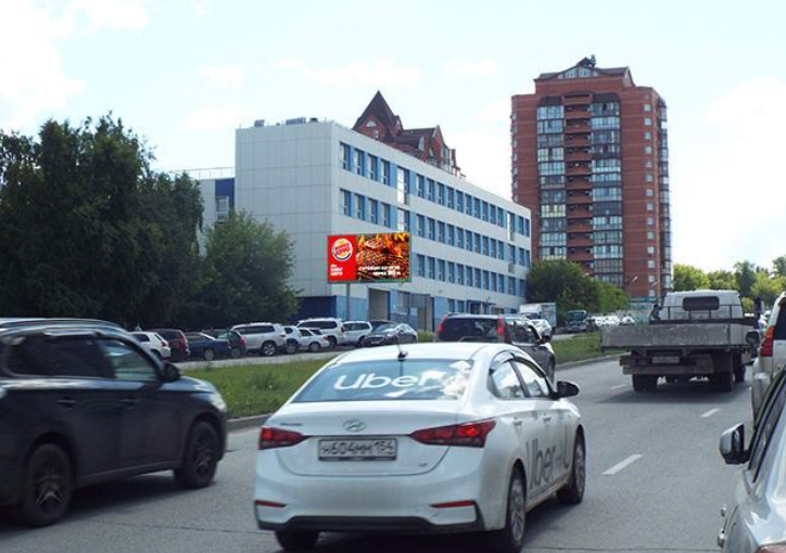 Фотография рекламного носителя, тип: Билборд 3x6, адрес: Кошурникова ул., д.47, Новосибирск, Новосибирская область, Россия. Сторона Б №387177