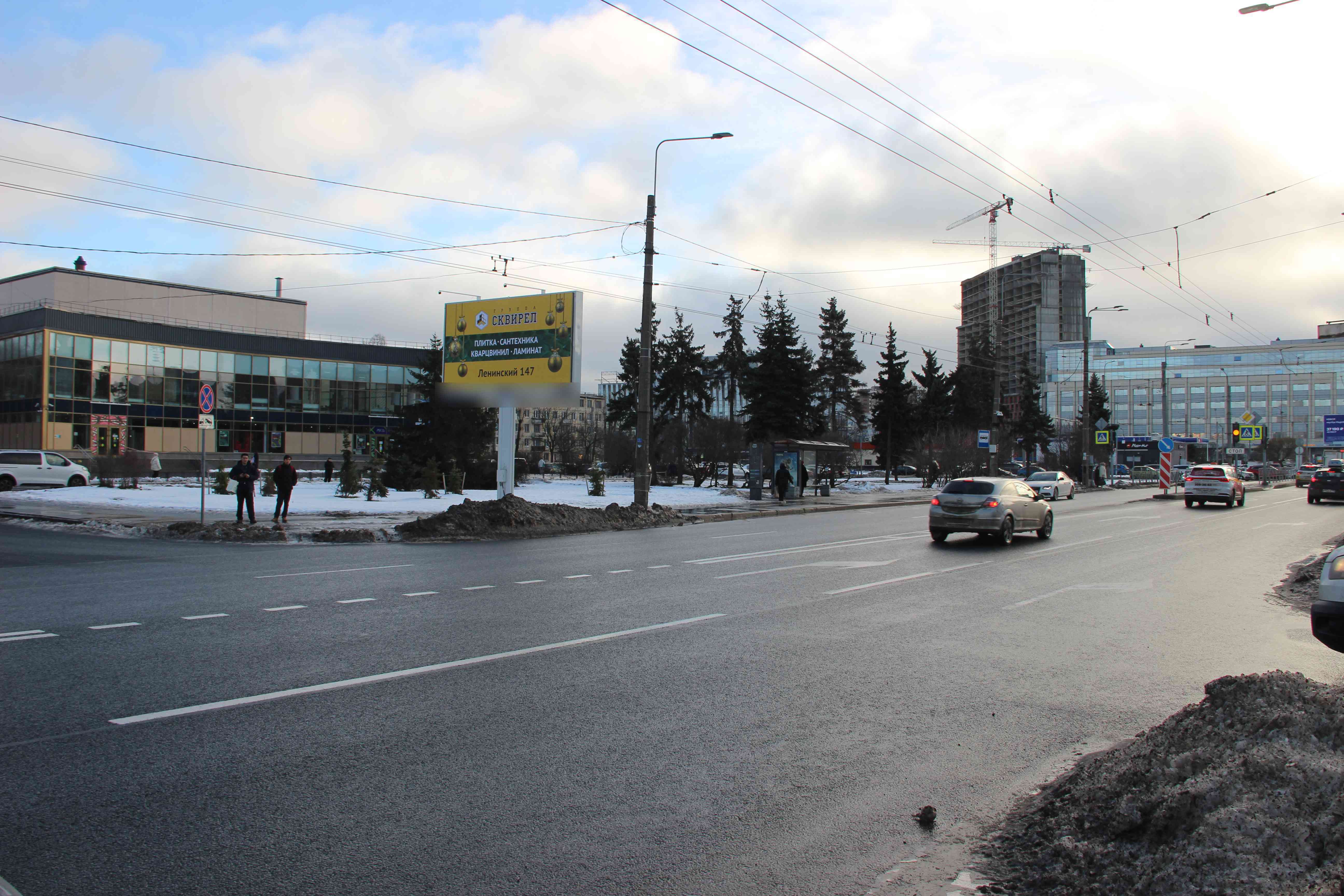 Фотография рекламного носителя, тип: Билборд 3x6, адрес: Новоизмайловский пр-т., д.48 Х Конституции пл., Санкт-Петербург, Россия. Сторона Б1 №120128