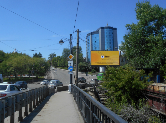 Фотография рекламного носителя, тип: Билборд 3x6, адрес: Маяковского ул. Х Джамбула ул., поз.2, Иркутск, Иркутская область, Россия. Сторона А1 №155208