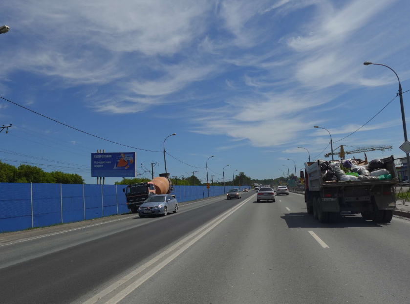 Фотография рекламного носителя, тип: Билборд 3x6, адрес: Барнаульская ул. X Промышленная ул., д.1А/4, Бердск, Новосибирская область, Россия. Сторона Б №858998