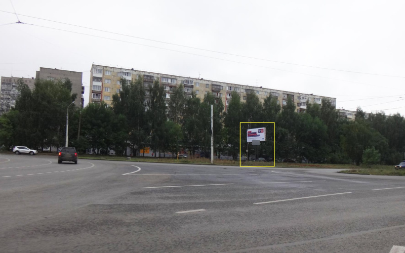 Фотография рекламного носителя, тип: Билборд 3x6, адрес: Автозаовдская ул. Х Ворошилова ул., д.30, Ижевск, Республика Удмуртия, Россия. Сторона B №670836