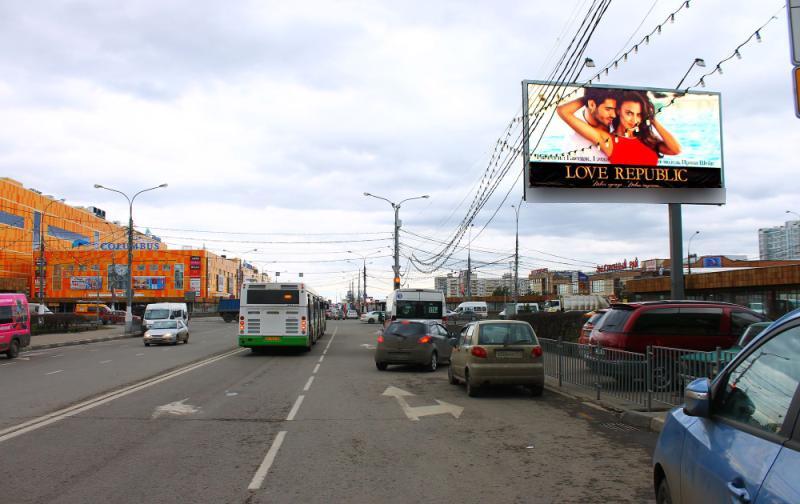 Фотография рекламного носителя, тип: Билборд 3x6, адрес: Красного Маяка ул., д.1, корп.1, Москва, Россия. Сторона A №13897