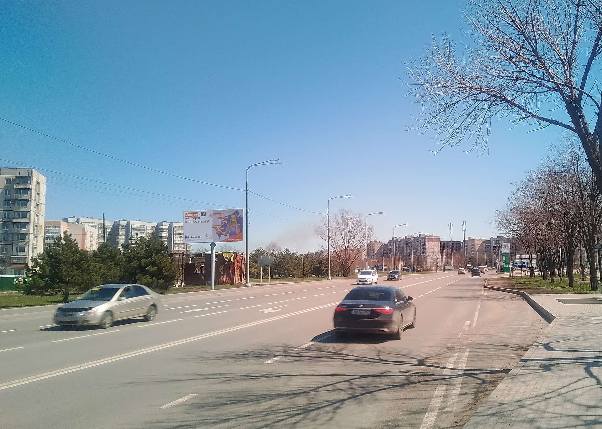 Фотография рекламного носителя, тип: Билборд 3x6, адрес: Володарское шоссе возле дома 363 по бул. Шевченко, Мариуполь, Донецкая область, Россия. Сторона Б №1372496