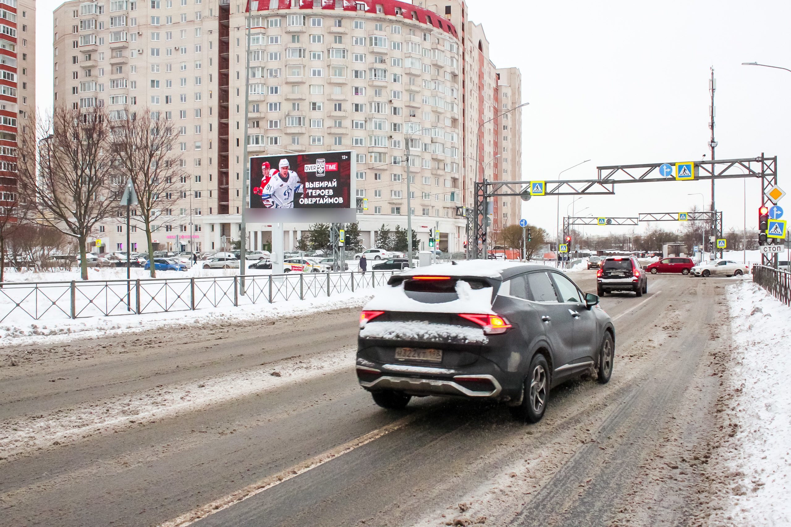 Фотография рекламного носителя, тип: Билборд 3x6, адрес: Морская наб., д.41, корп.1 Х Адмиральский пр-зд., Санкт-Петербург, Россия. Сторона Б1 №684082