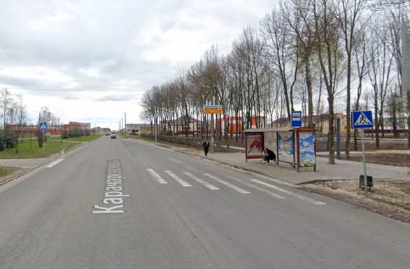 Фотография рекламного носителя, тип: Остановка 1.8x1.2, адрес: Карачаровское ш., в р-не ТЦ "Метрика", Муром, Владимирская область, Россия. Сторона А №1335575