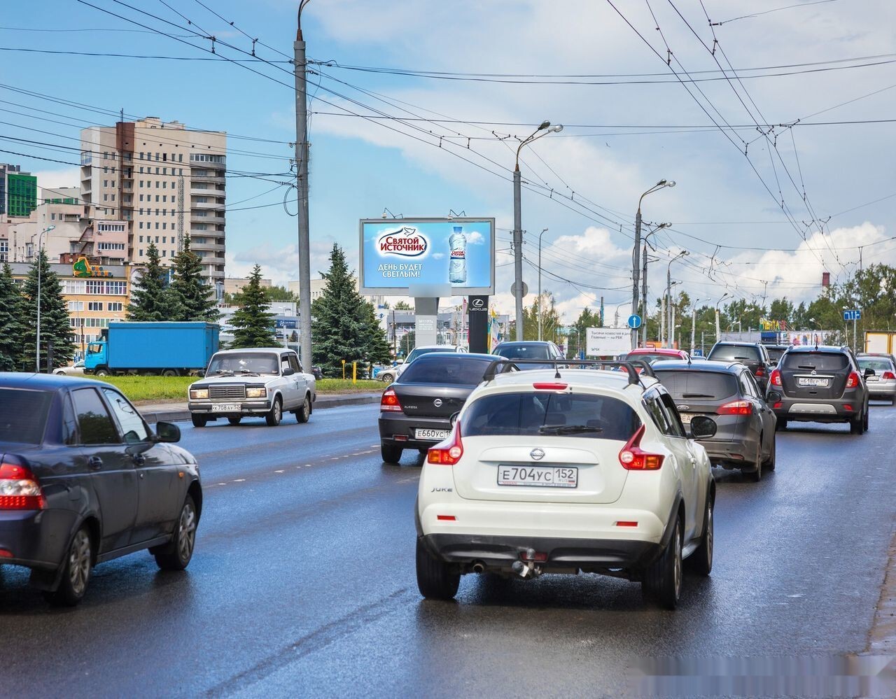 Фотография рекламного носителя, тип: Билборд 3x6, адрес: Казанское ш., напротив здания МВД, Нижний Новгород, Нижегородская область, Россия. Сторона Б №123809