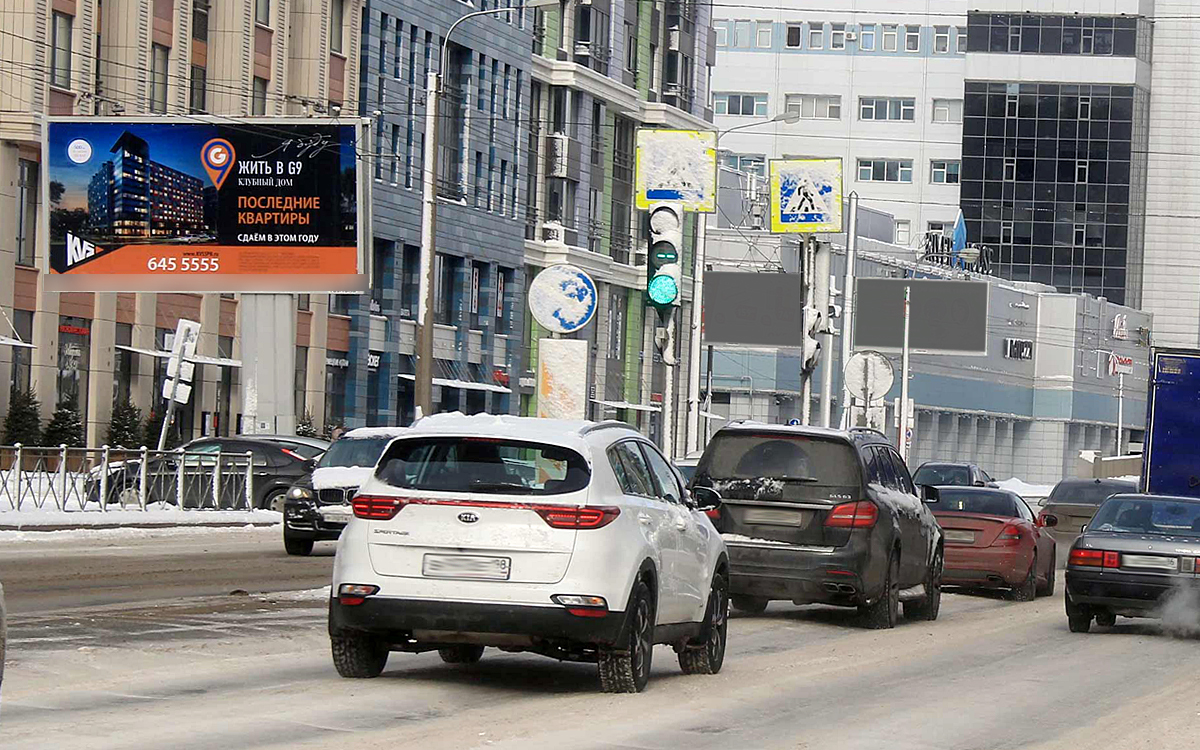 Фотография рекламного носителя, тип: Билборд 3x6, адрес: Медиков пр-т., д.10, Санкт-Петербург, Россия. Сторона B №171420