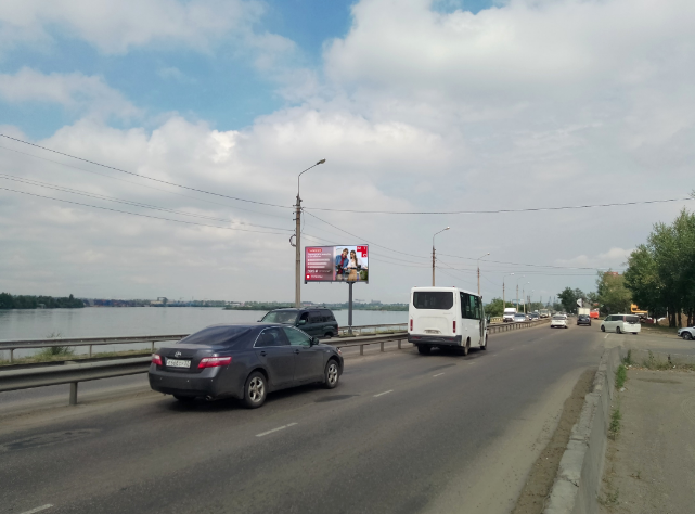 Фотография рекламного носителя, тип: Билборд 3x6, адрес: Сурнова ул. Х Шевцова ул., Иркутск, Иркутская область, Россия. Сторона Б №1327452