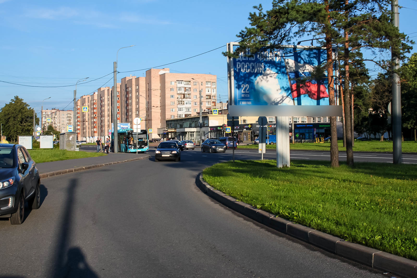 Фотография рекламного носителя, тип: Билборд 3x6, адрес: Ветеранов пр-т., д.147, Санкт-Петербург, Россия. Сторона Б №776248