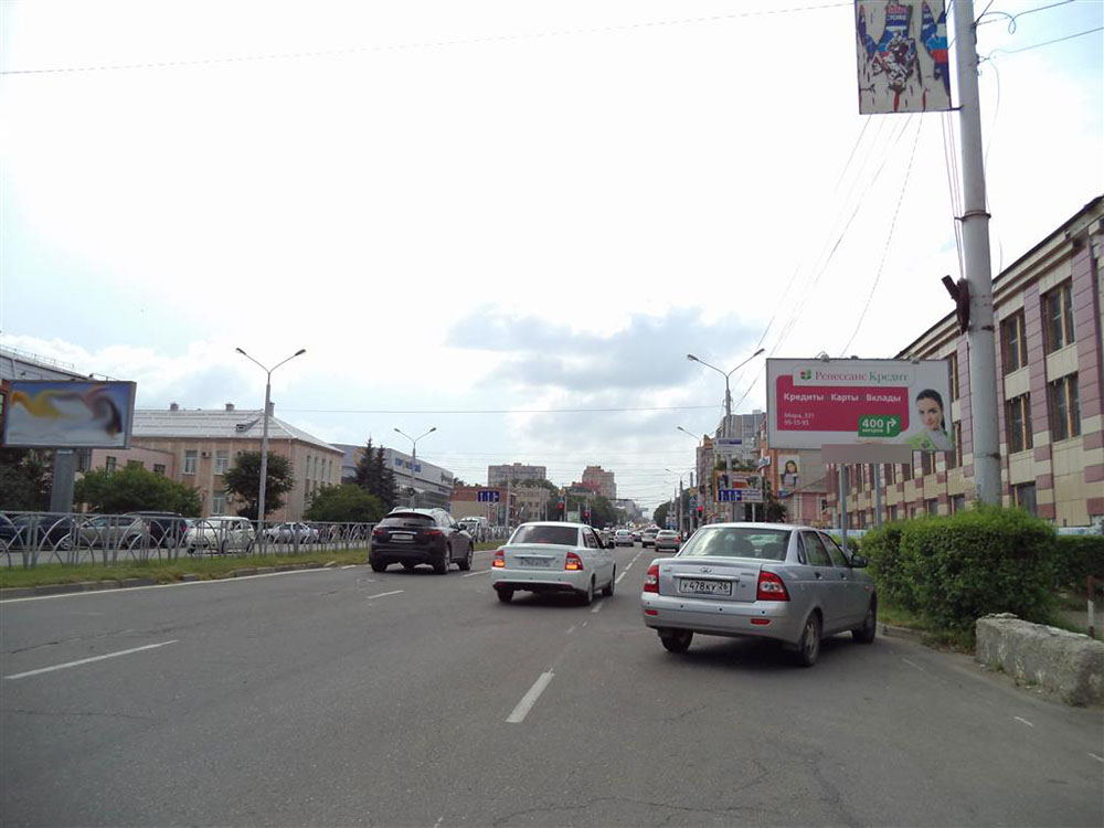 Фотография рекламного носителя, тип: Билборд 3x6, адрес: Артема ул. Х Лермонтова ул., Ставрополь, Ставропольский край, Россия. Сторона A №91562