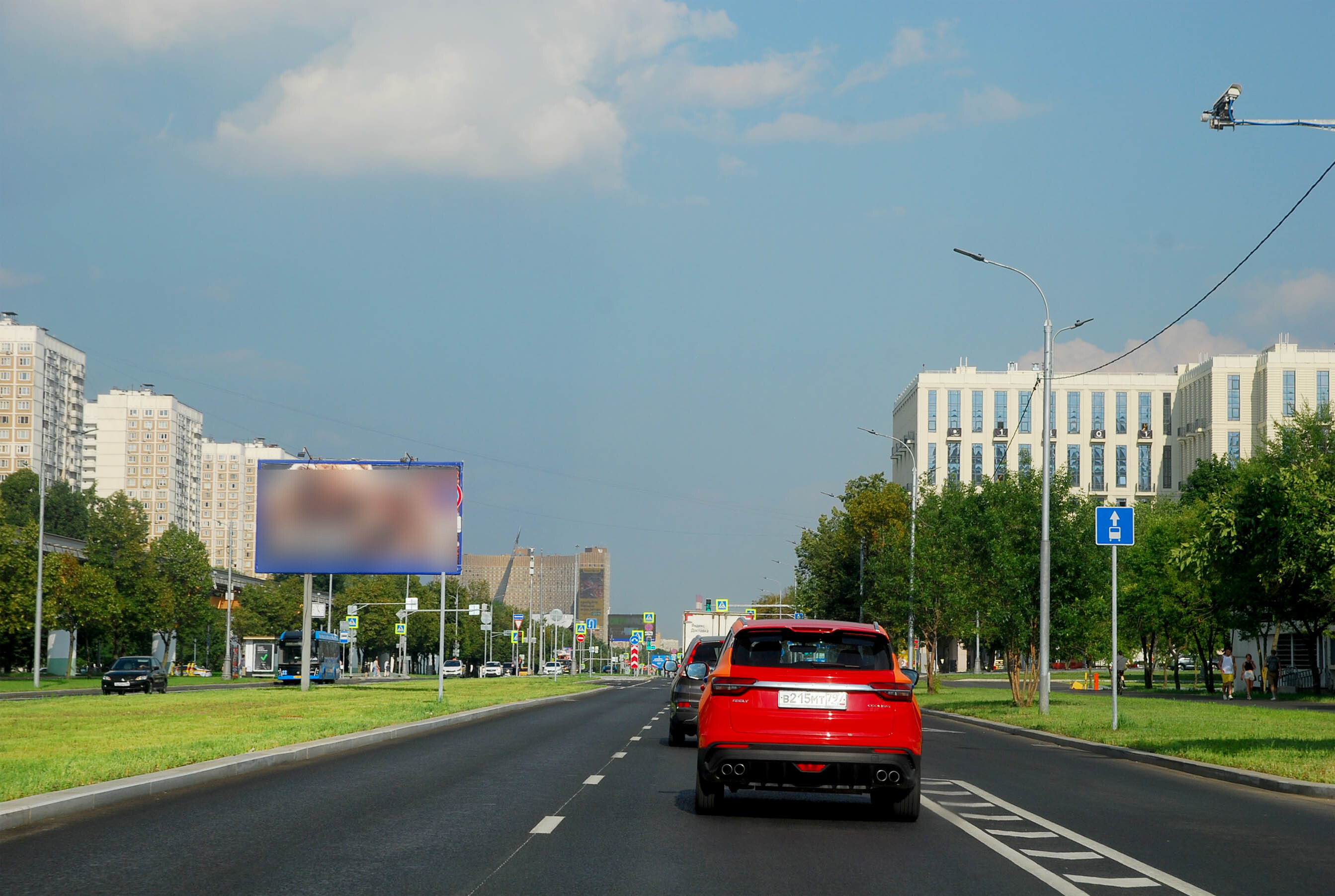 Фотография рекламного носителя, тип: Билборд 3x6, адрес: Академика Королева ул., д.15а Х Новомосковская ул., Москва, Россия. Сторона А1 №599693