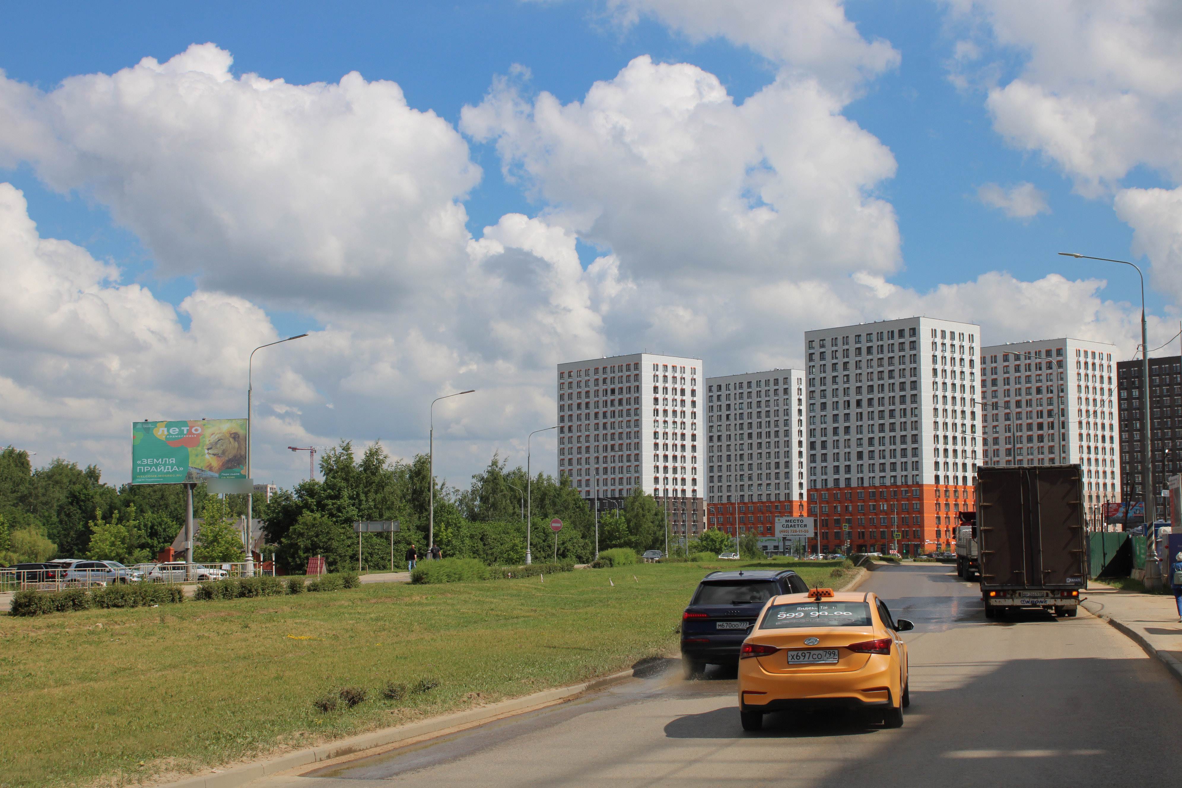 Фотография рекламного носителя, тип: Билборд 3x6, адрес: Коммунарка пос., Куприна пр-т., 200м после пересечения с Проектируемым пр-зд. №7048, Москва, Россия. Сторона Б №1067420
