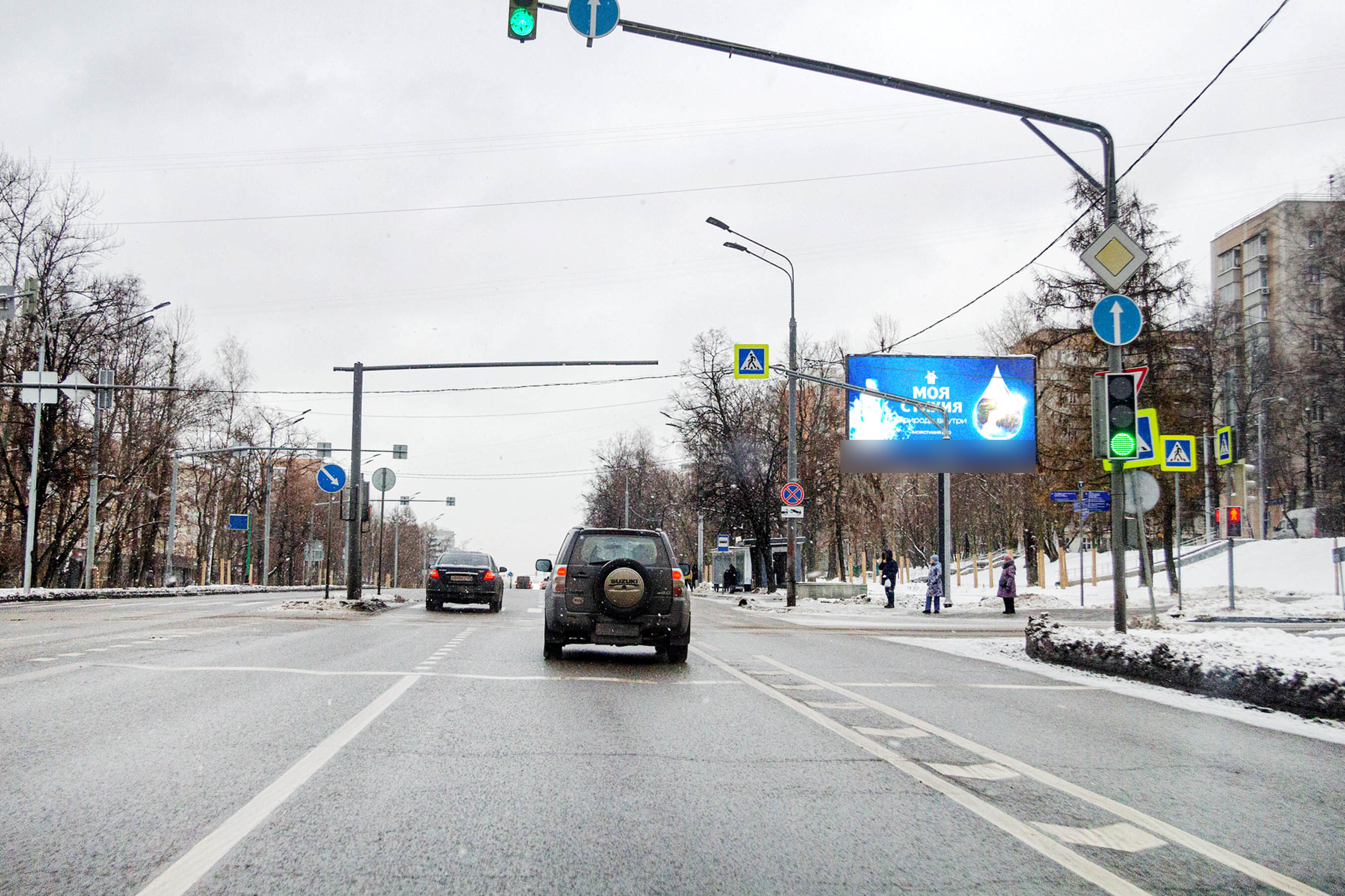 Фотография рекламного носителя, тип: Билборд 3x6, адрес: Нахимовский пр-т., д.41 Х Новочеремушкинская ул., Москва, Россия. Сторона А1 №605313