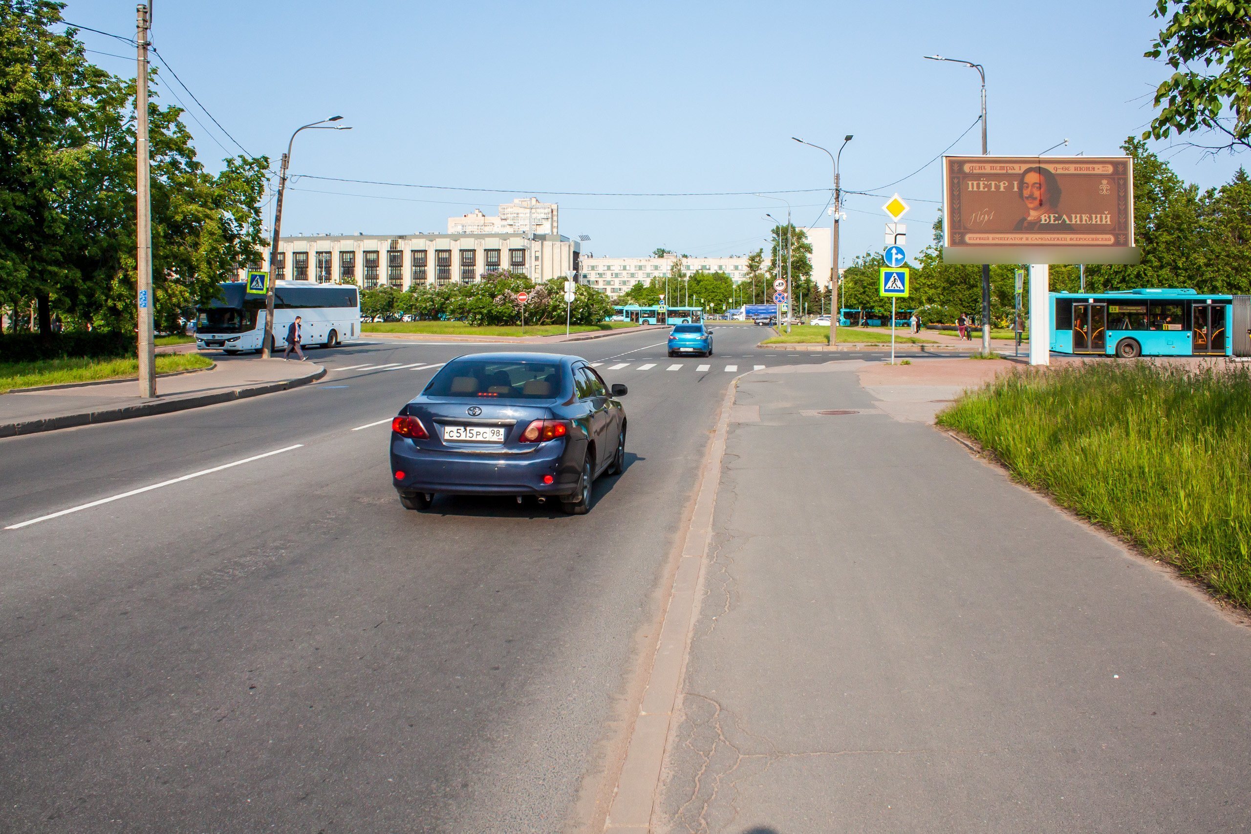 Фотография рекламного носителя, тип: Билборд 3x6, адрес: Галстяна ул. Х Пулковское ш., д.3, Санкт-Петербург, Россия. Сторона А1 №118781