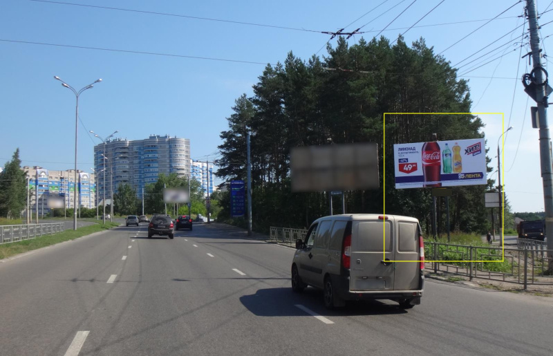 Фотография рекламного носителя, тип: Билборд 3x6, адрес: 40 лет Победы ул. Х Камбарская ул. Х Орджоникидзе ул., поз.2, Ижевск, Республика Удмуртия, Россия. Сторона B №670848