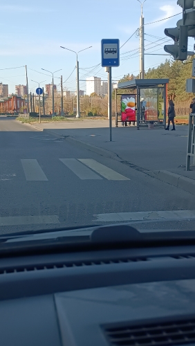 Фотография рекламного носителя, тип: Остановка 1.8x1.2, адрес: 60 лет СССР пр-т, ост."24 микрорайон", Липецк, Липецкая область, Россия. Сторона А1-A12 №1056555