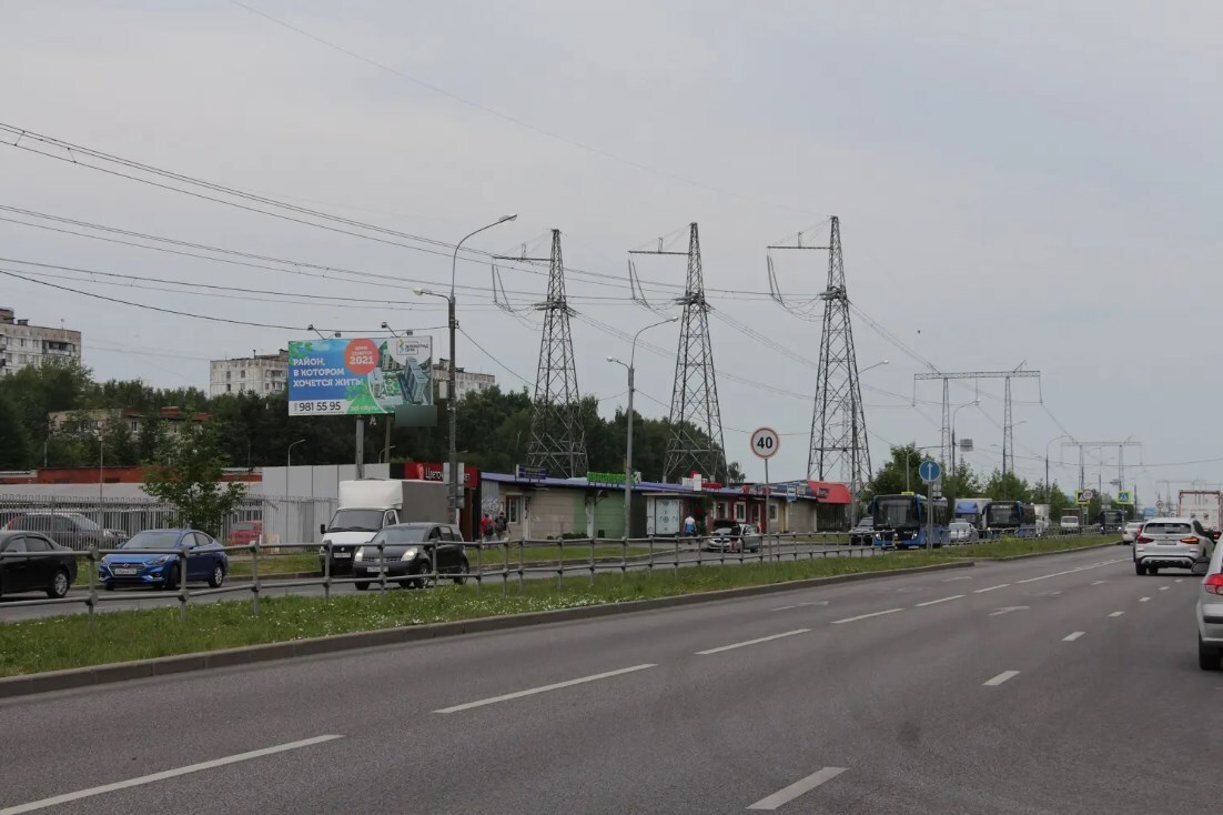 Фотография рекламного носителя, тип: Билборд 3x6, адрес: Андреевка ул., корп.1557, Зеленоград, Москва, Россия. Сторона B №245494