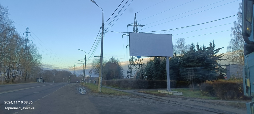 Фотография рекламного носителя, тип: Билборд 3x6, адрес: Кашира-Ненашево а/д., 111 850м, Кашира, Московская область, Россия. Сторона A №1330034