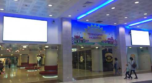 Фотография рекламного носителя, тип: Видеоэкран, адрес: Торговый центр «О'КЕЙ «ТЦ Гранд-Каньон»», Энгельса пр-т., д.154А, Санкт-Петербург, Россия. Сторона/вариант №1348861