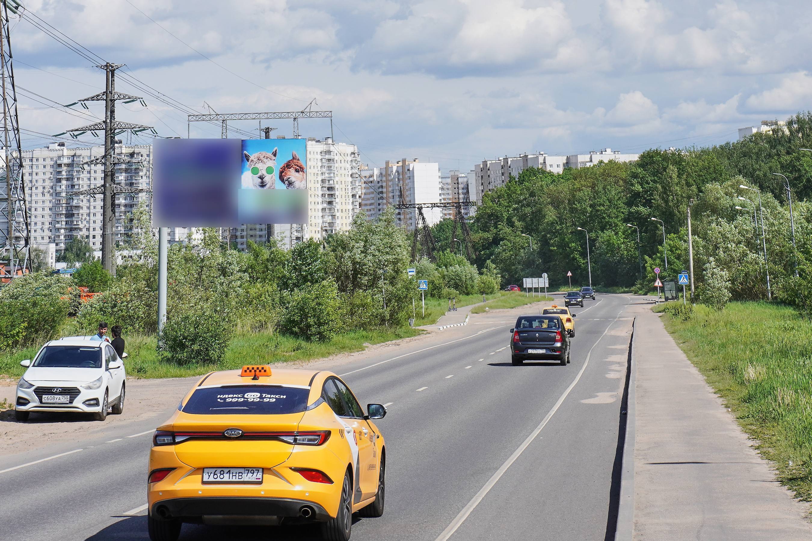 Фотография рекламного носителя, тип: Билборд 3x6, адрес: Ангелово с., напротив въезда в ЖК "Ангелово-Резиденц", Красногорск, Московская область, Россия. Сторона Б №951436