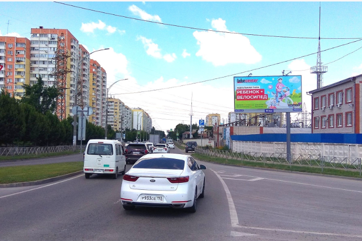 Фотография рекламного носителя, тип: Билборд 3x6, адрес: Академика Лукьяненко ул., д.119, Краснодар, Краснодарский край, Россия. Сторона А №84970