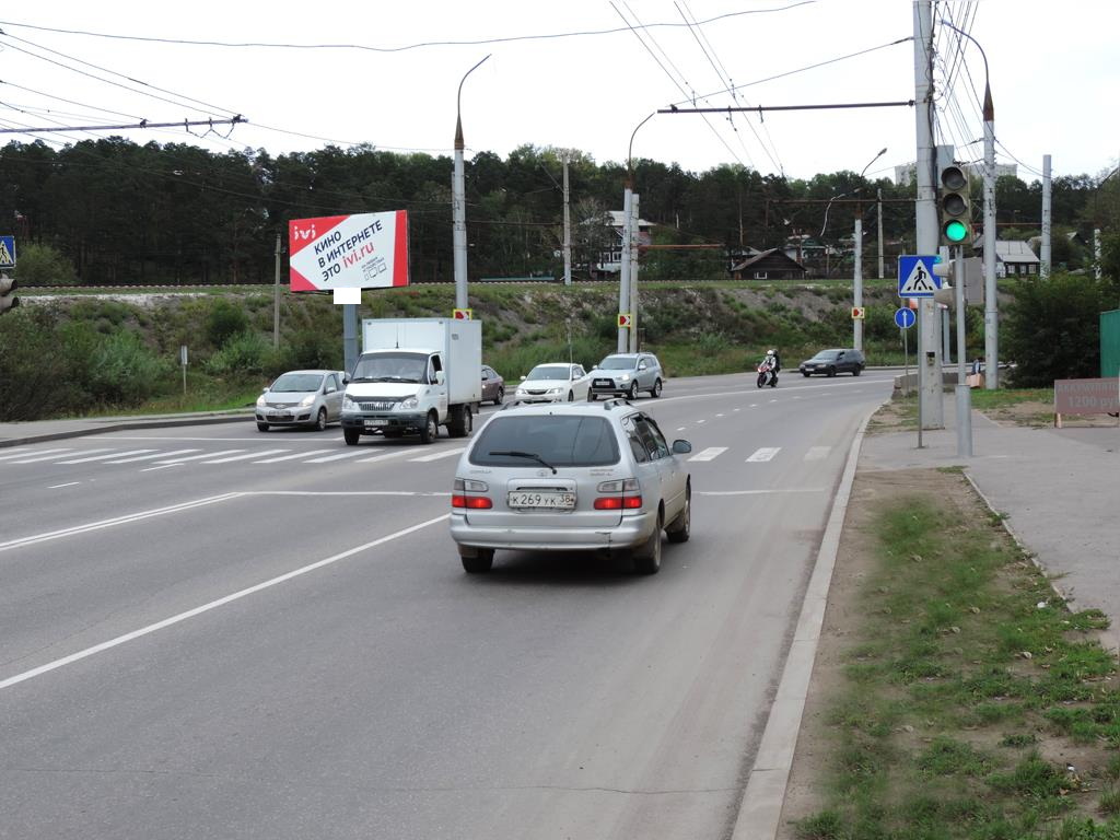Фотография рекламного носителя, тип: Билборд 3x6, адрес: Первомайский-Университетский а/д., Иркутск, Иркутская область, Россия. Сторона B №85441