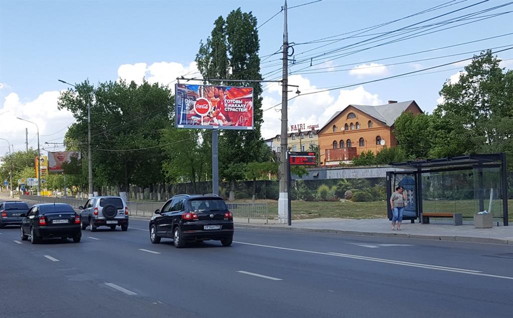 Фотография рекламного носителя, тип: Билборд 3x6, адрес: Жукова пр-т. Х Каспийская ул., Волгоград, Волгоградская область, Россия. Сторона A №83148