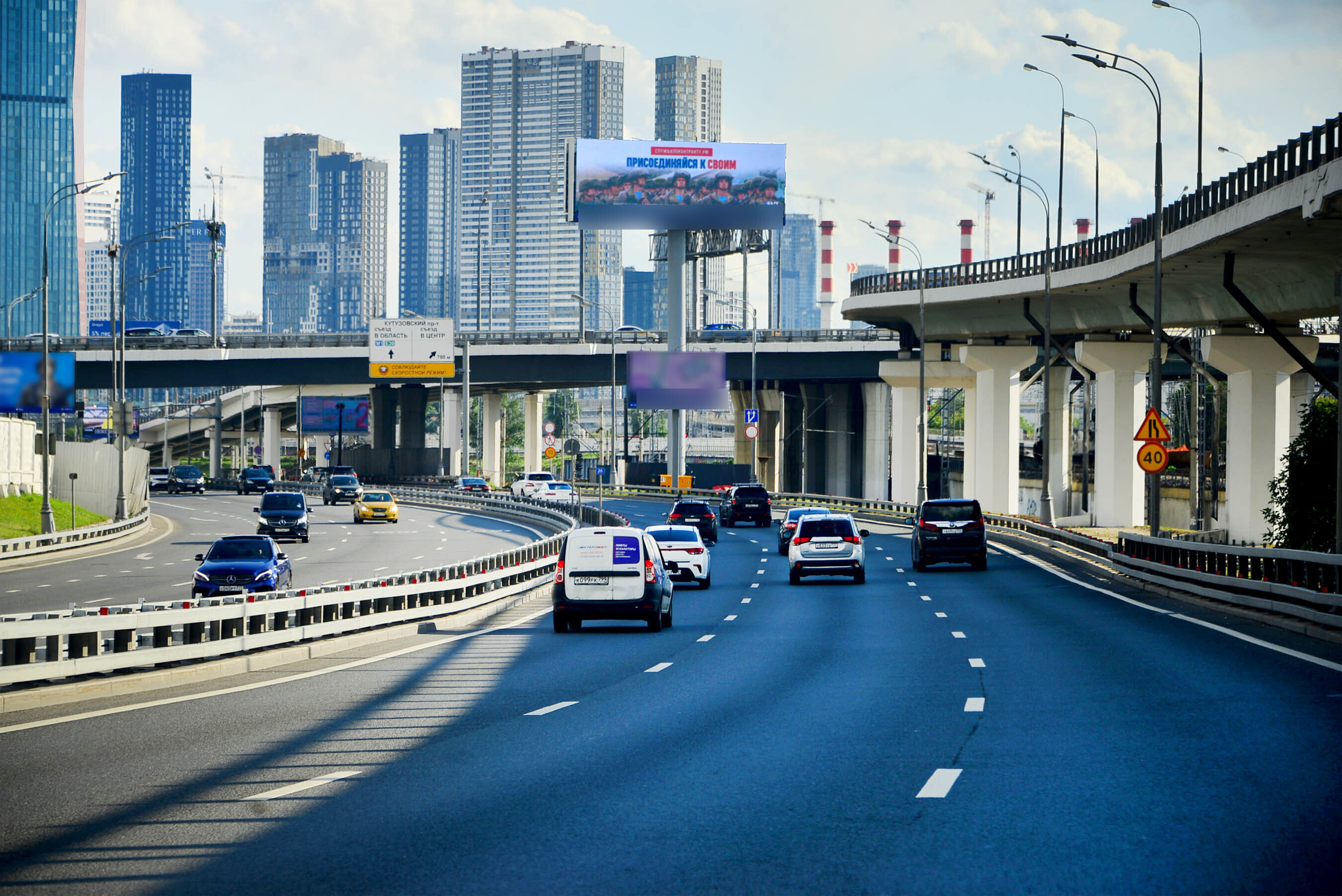 Фотография рекламного носителя, тип: Суперсайт 5x15, адрес: ТТК Х Звенигородское ш., Москва, Россия. Сторона А1 №504710