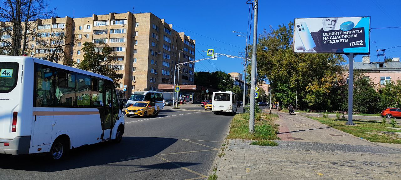 Фотография рекламного носителя, тип: Билборд 3x6, адрес: Свердлова ул., д.2В, Балашиха, Московская область, Россия. Сторона А1-А10 №770885