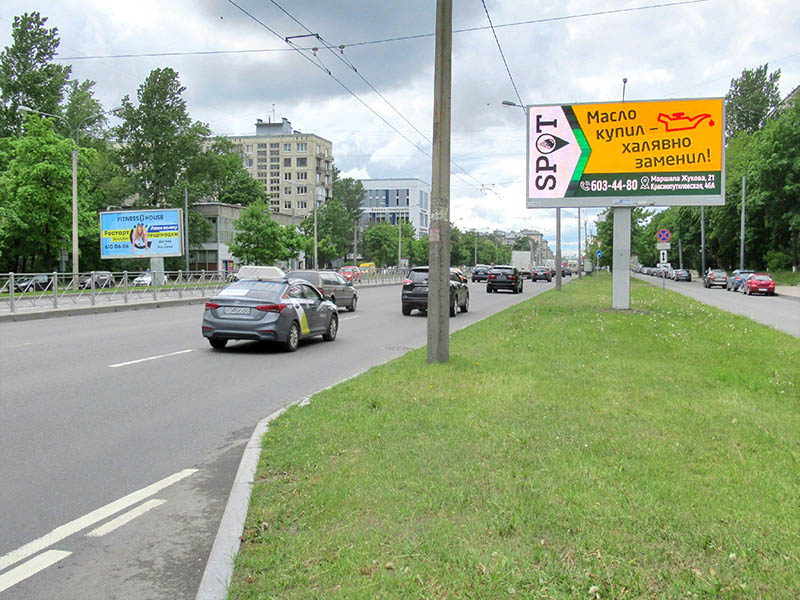 Фотография рекламного носителя, тип: Билборд 3x6, адрес: Заневский пр-т., д.32, Санкт-Петербург, Россия. Сторона A1-A10 №169023