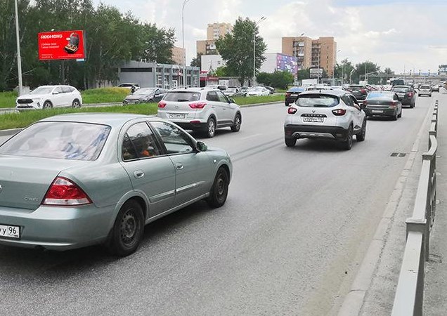 Фотография рекламного носителя, тип: Билборд 3x6, адрес: Токарей ул., д.29 Х Ключевская ул., Екатеринбург, Свердловская область, Россия. Сторона Б №664856