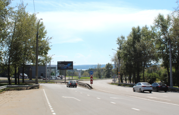 Фотография рекламного носителя, тип: Билборд 3x6, адрес: Ширямова ул., поз.1, Иркутск, Иркутская область, Россия. Сторона А1 №85442