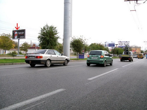 Фотография рекламного носителя, тип: Билборд 3x6, адрес: Жукова пр-т. Х Каспийская ул., Волгоград, Волгоградская область, Россия. Сторона B №83149