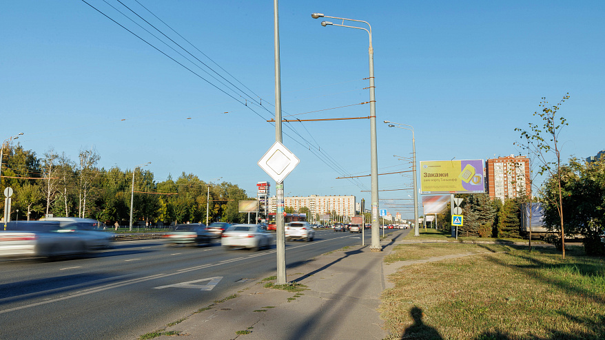 Фотография рекламного носителя, тип: Билборд 3x6, адрес: Ямашева пр-т., д.37а, Казань, Республика Татарстан, Россия. Сторона А1-А10 №761163