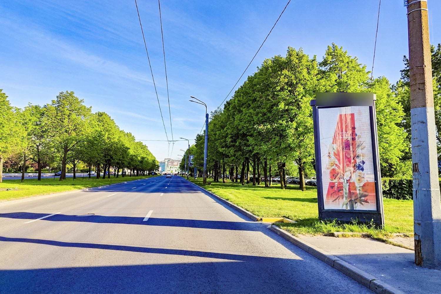 Фотография рекламного носителя, тип: Пиллар 3x1.4, адрес: Наличная ул., д.4, Санкт-Петербург, Россия. Сторона А №687717