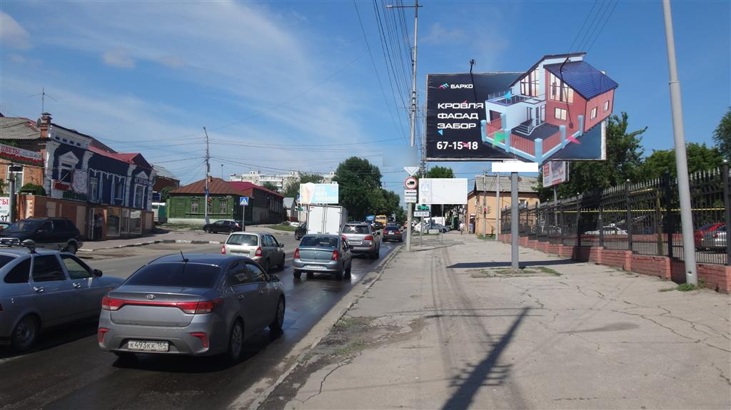 Фотография рекламного носителя, тип: Билборд 3x6, адрес: Соколовая ул. Х Вольская ул., поз.3, Саратов, Саратовская область, Россия. Сторона А №90847