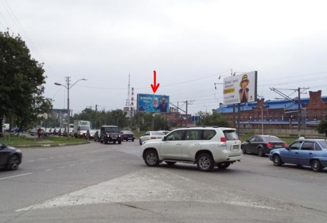 Фотография рекламного носителя, тип: Билборд 3x6, адрес: Новоросиийская ул., д.100 Х Селезнева ул., Краснодар, Краснодарский край, Россия. Сторона A1-A3 №235230